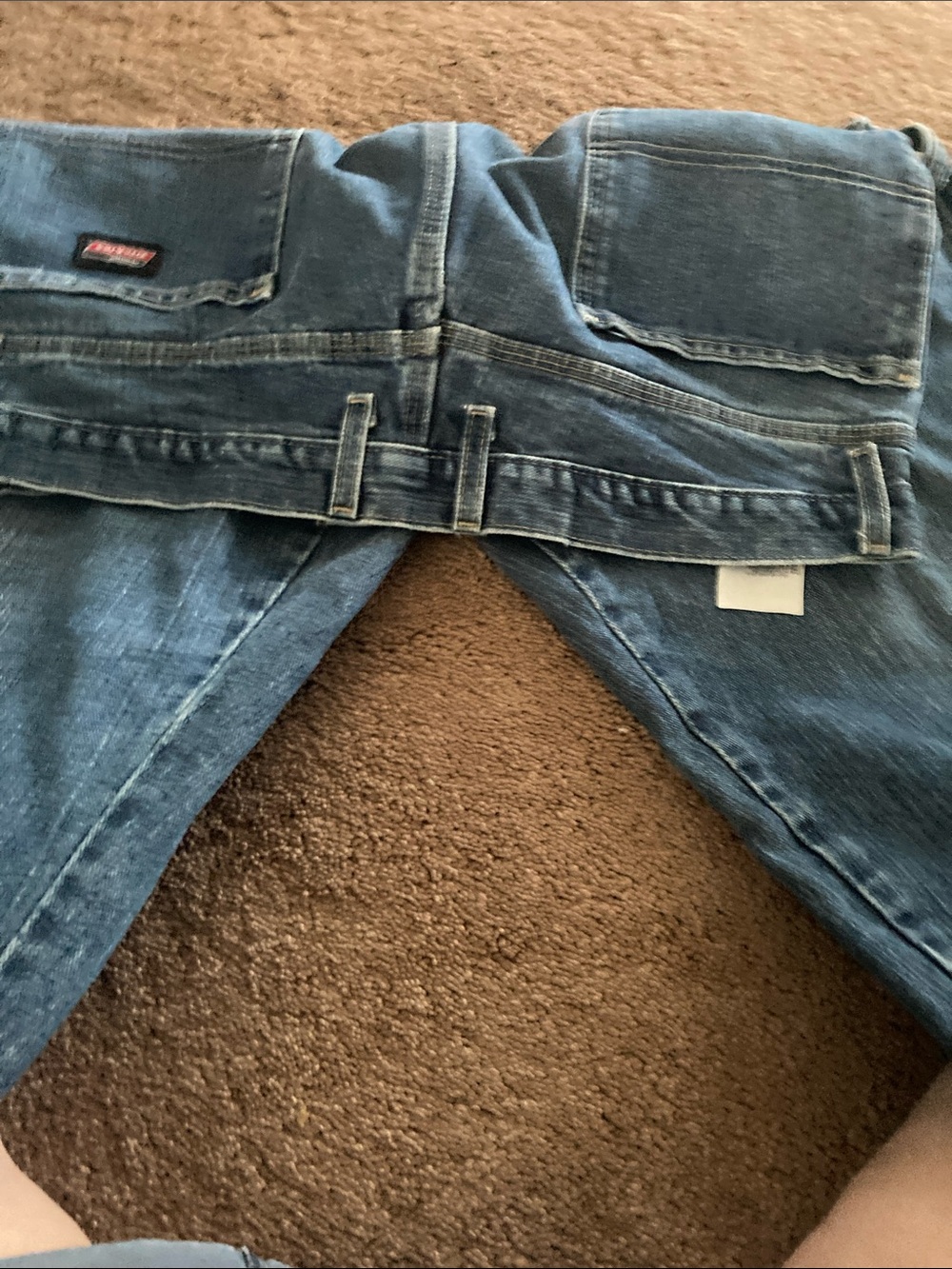 Dickies Men's Blue Bootcut Jeans
